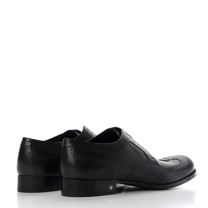 Louis Vuitton Calfskin Dandy Derby Shoes 10.5 Black 4 of 12