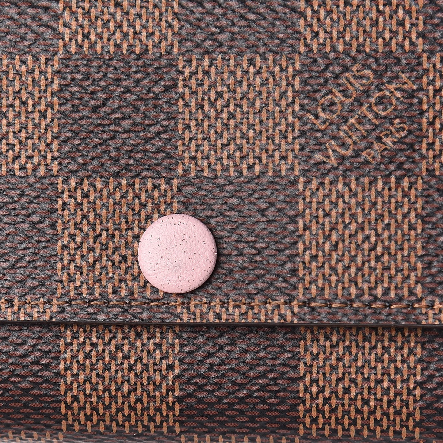 Damier Ebene Multicles 6 Key Holder Rose Ballerine