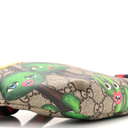 Gucci GG Supreme Monogram Smiling Plants Childrens Belt Bag Multicolor 9 of 11