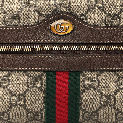 Gucci GG Supreme Monogram Web Mini Ophidia Shoulder Bag Brown 7 of 13