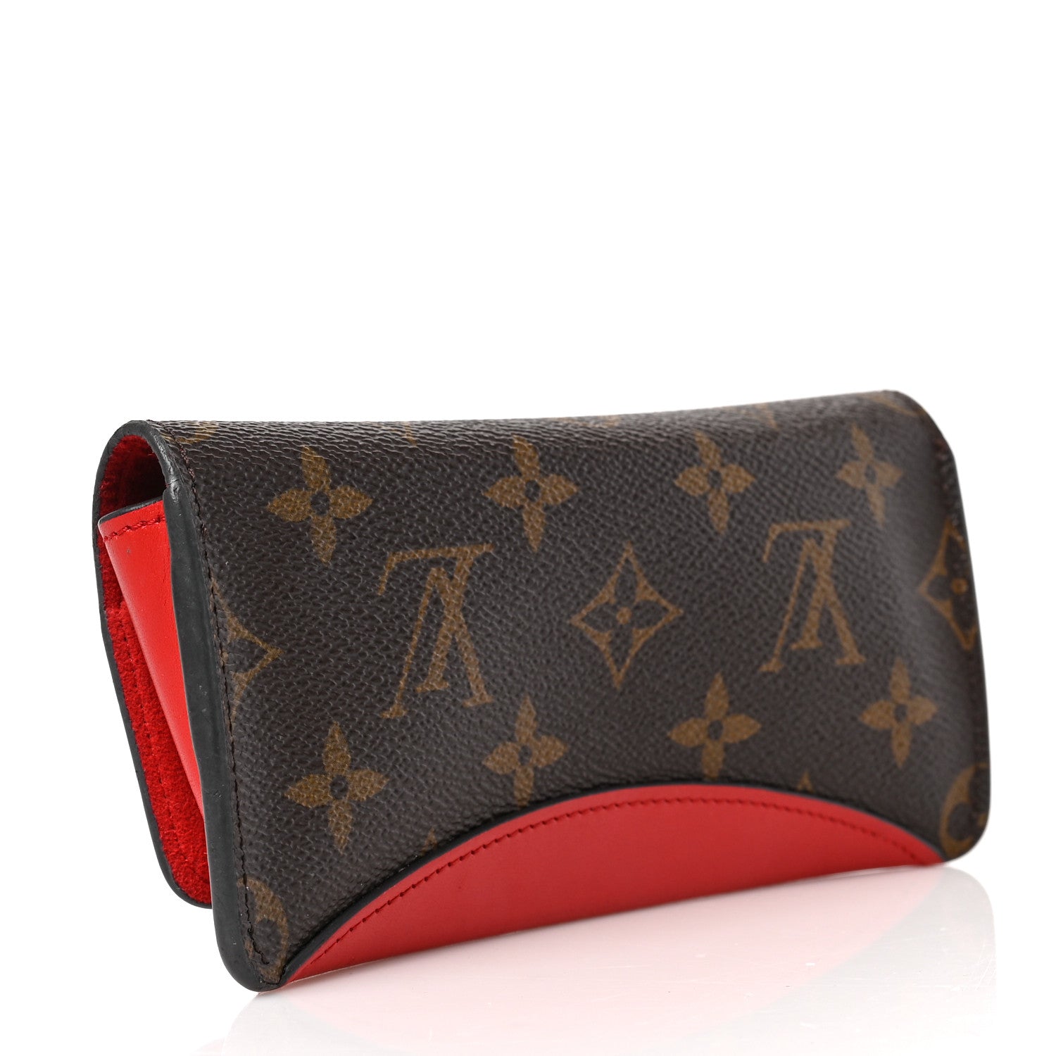 Louis Vuitton Monogram Woody Sunglass Case Rouge 3 of 6