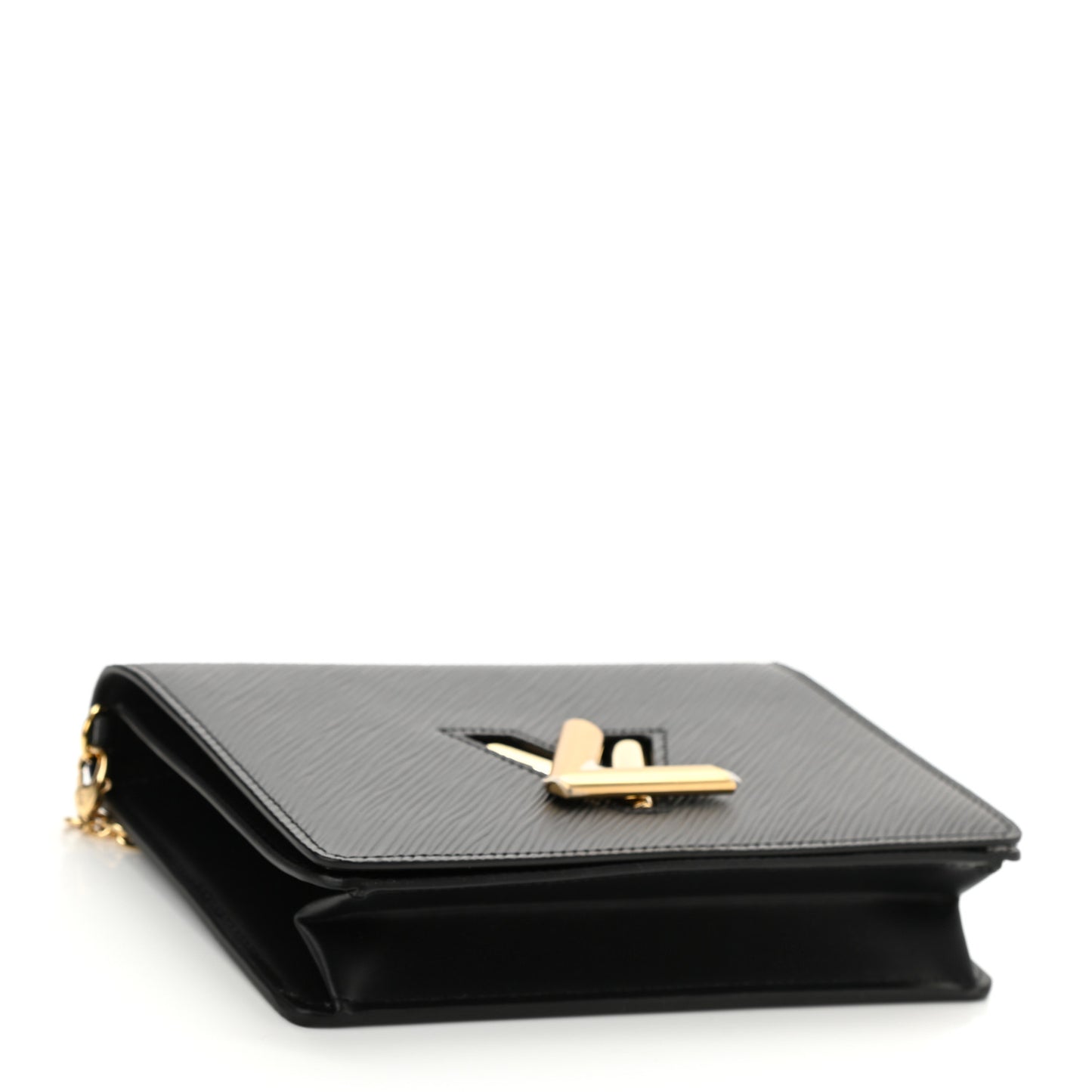 Epi Twist Belt Chain Wallet Black