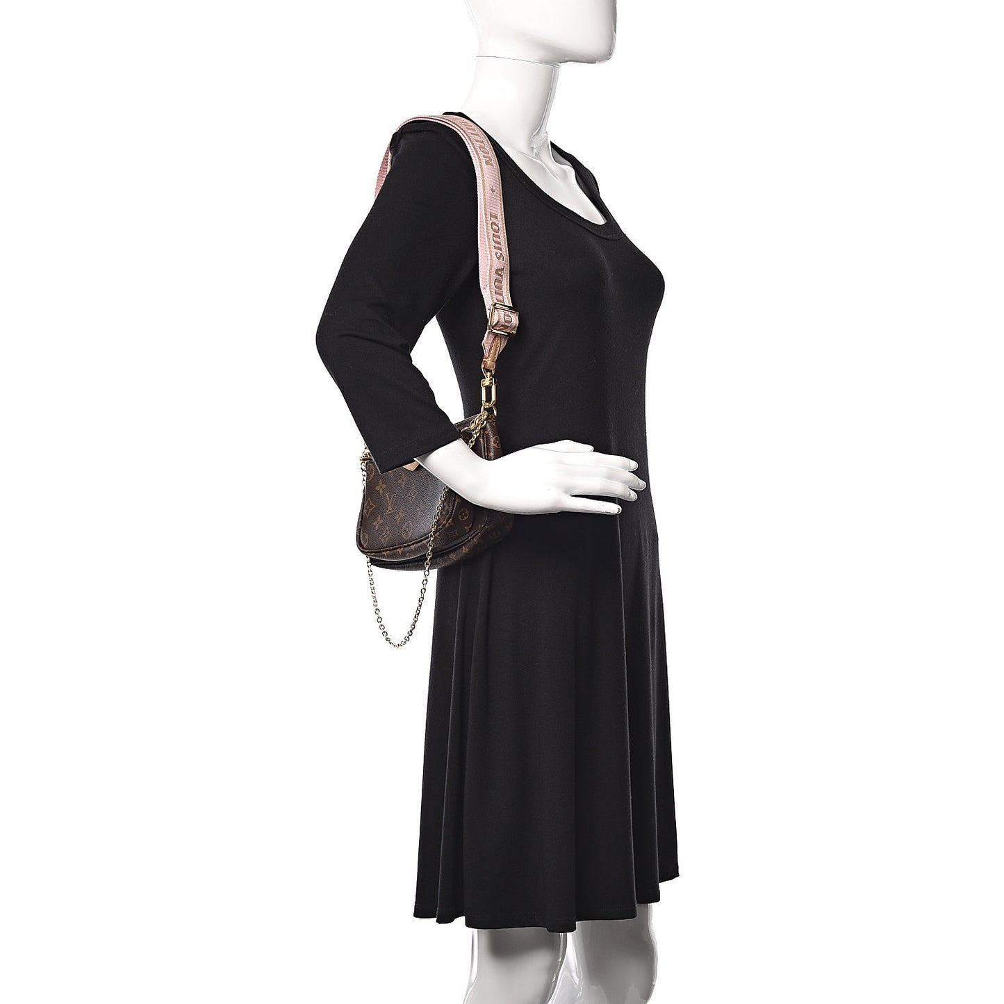 Monogram Multi Pochette Accessories Rose Clair