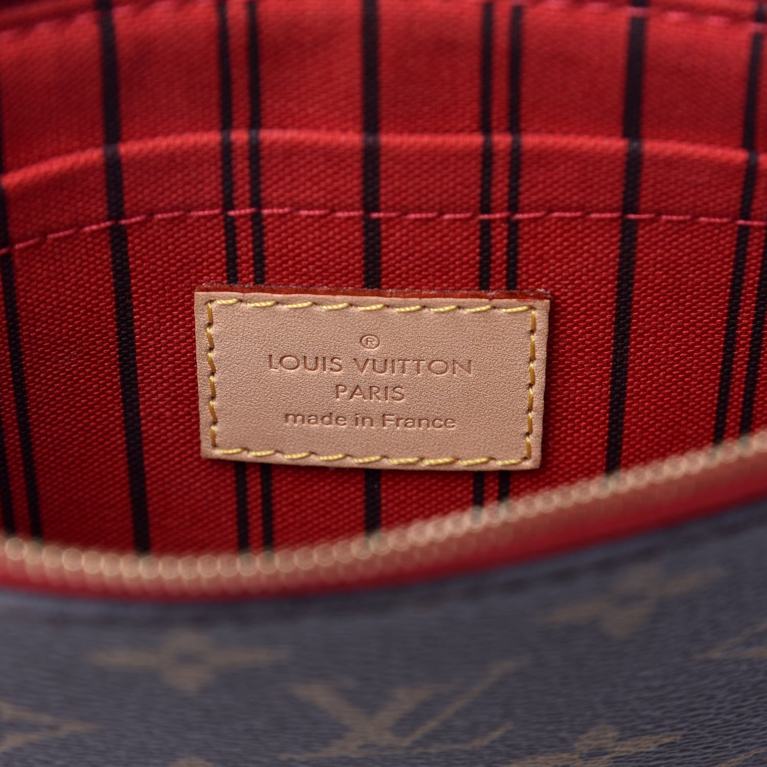 Louis Vuitton Monogram Neverfull MM GM Pochette Cherry 5 of 8