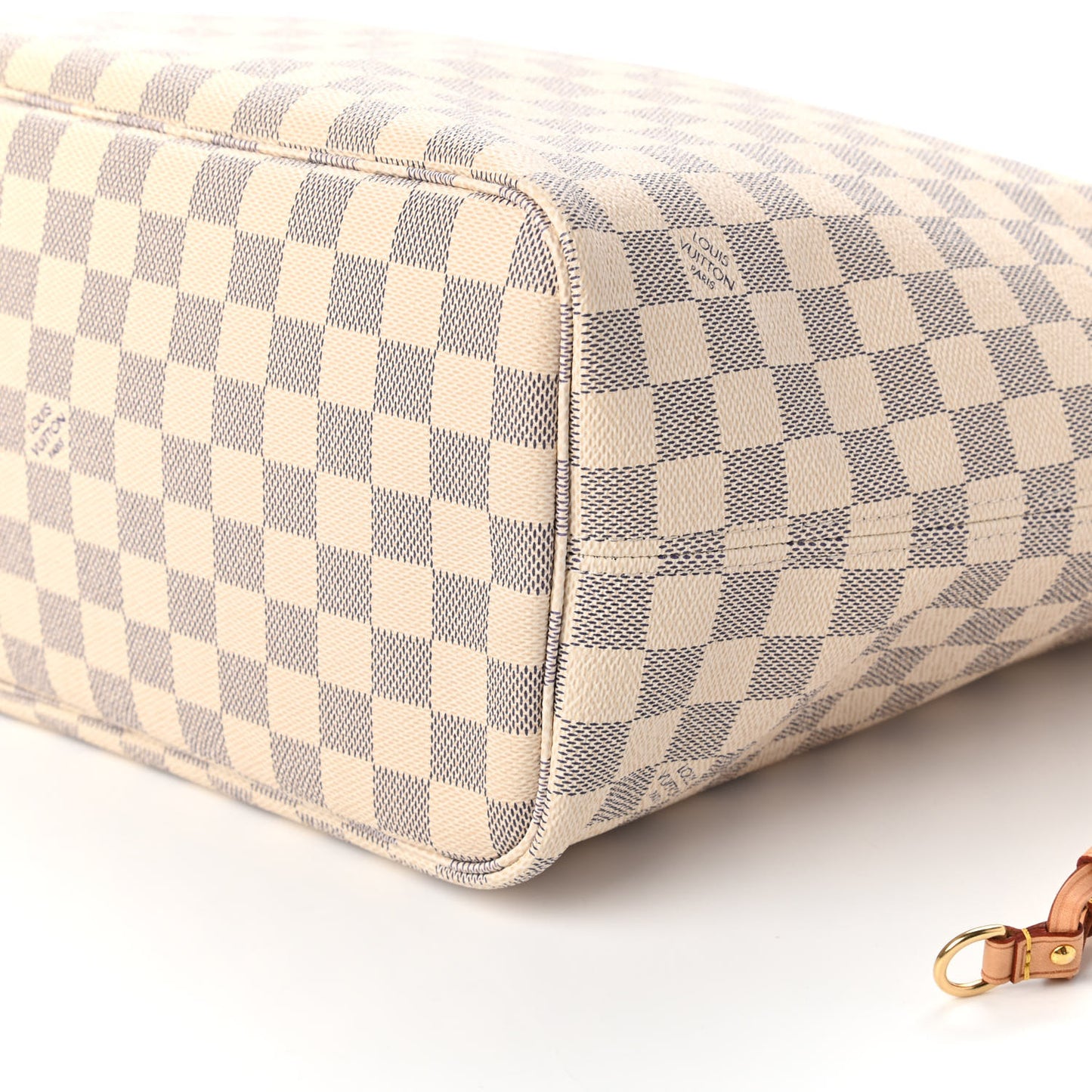 Damier Azur Neo Neverfull MM Rose Ballerine