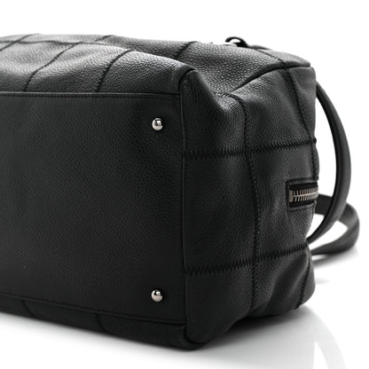 Chanel Caviar Square Stitched Bowler Black 9 of 9