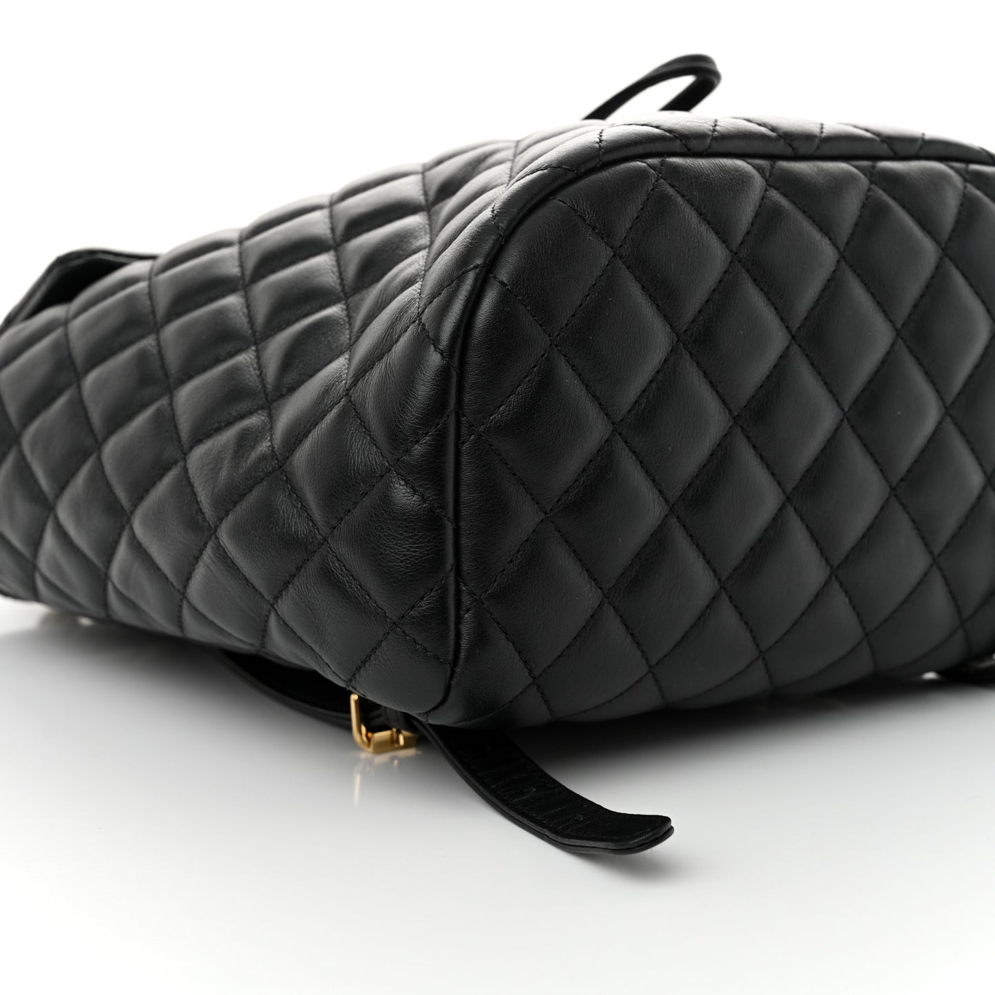Calfskin Quilted Small Urban Spirit Backpack Black