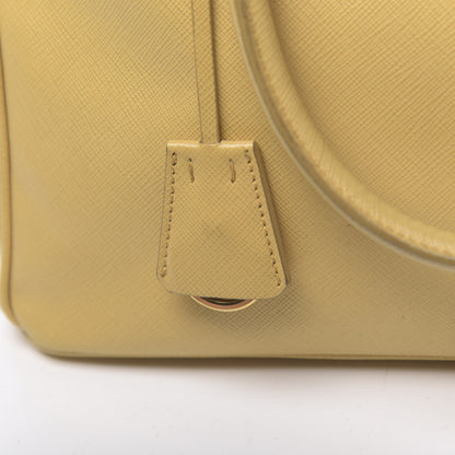 Prada Saffiano Lux Medium Tote Ginestra 14 of 27