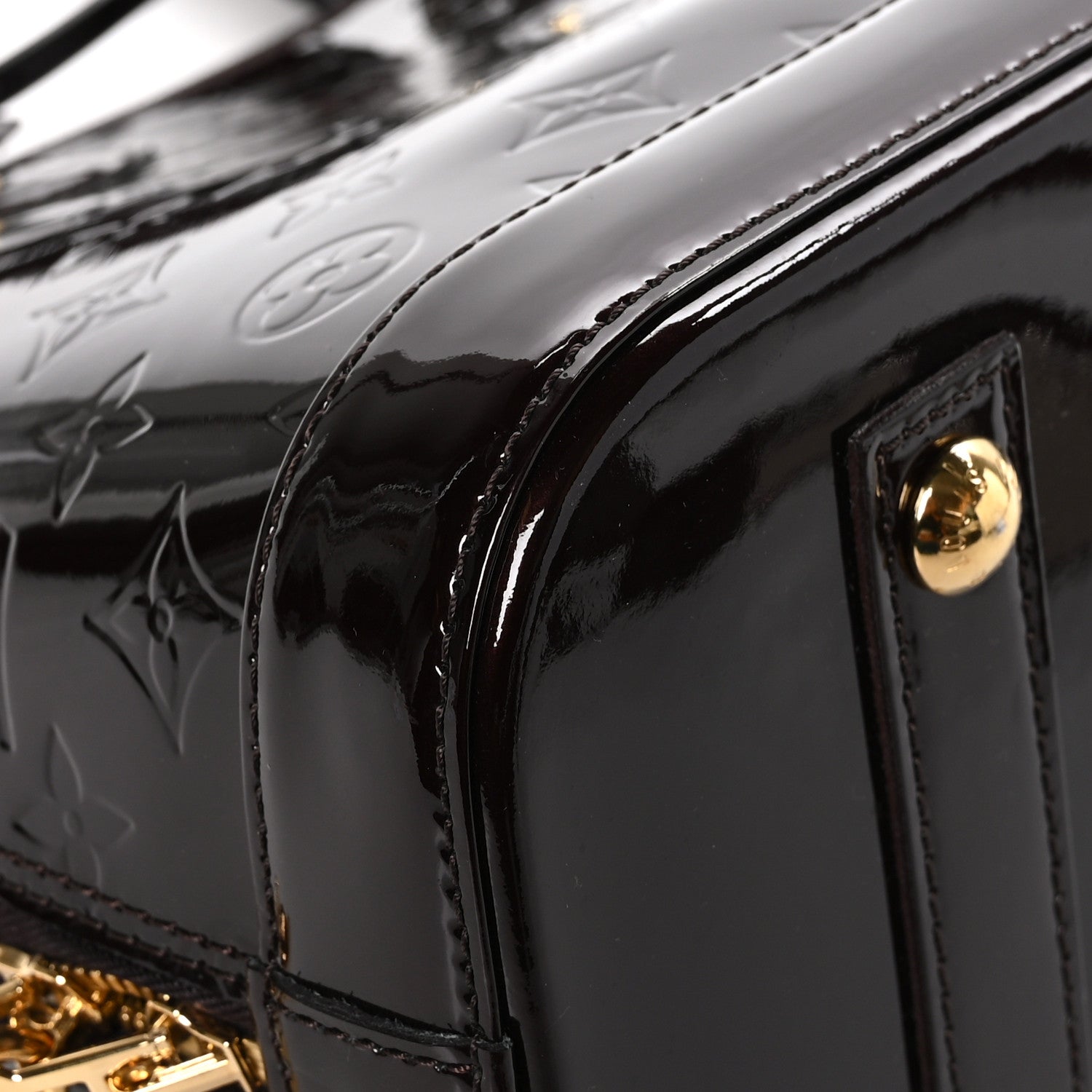 Louis Vuitton Vernis Alma PM Amarante 8 of 11