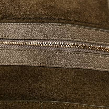 Celine Soft Grained Calfskin Small Belt Cabas Phantom Taupe 6 of 11