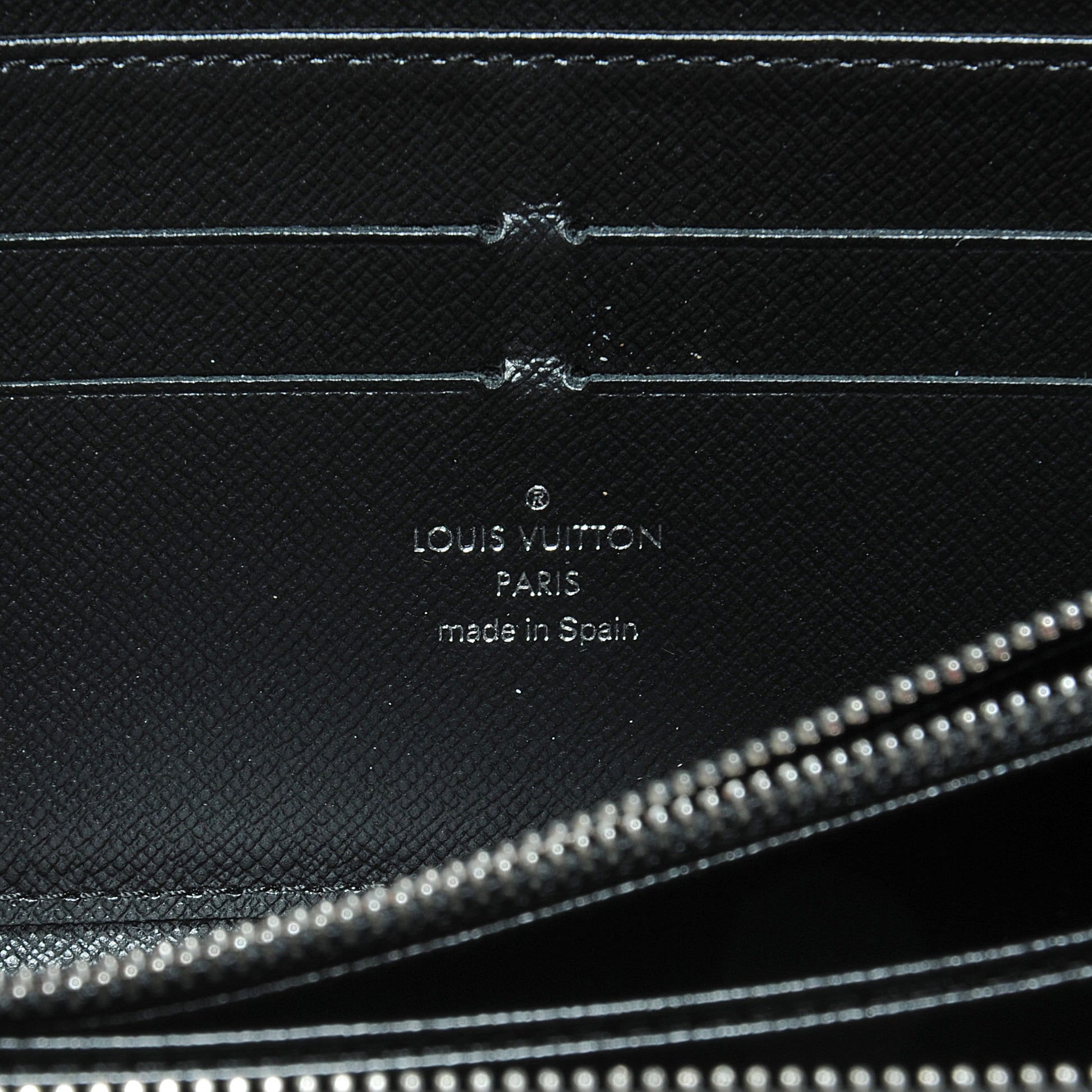 Louis Vuitton Epi Zippy Wallet Black 7 of 8