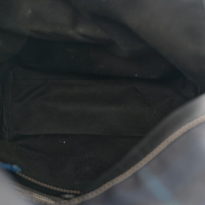 Burberry E-Canvas Check Jett Backpack Navy Blue 5 of 12