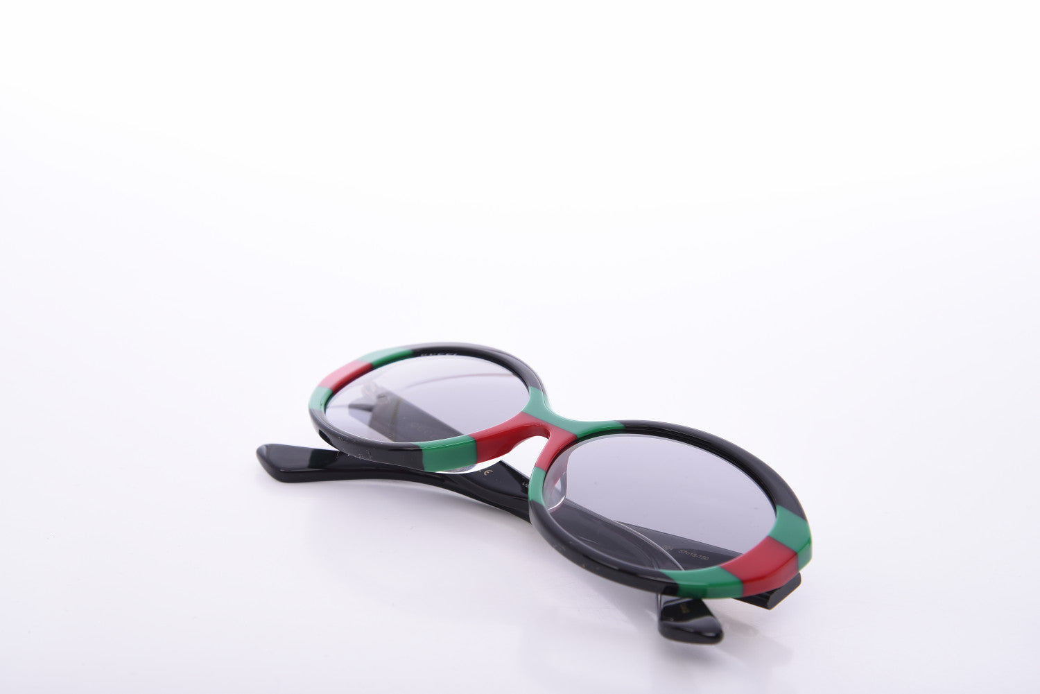 Gucci Round Web Sunglasses GG0279SA Black Green 12 of 15