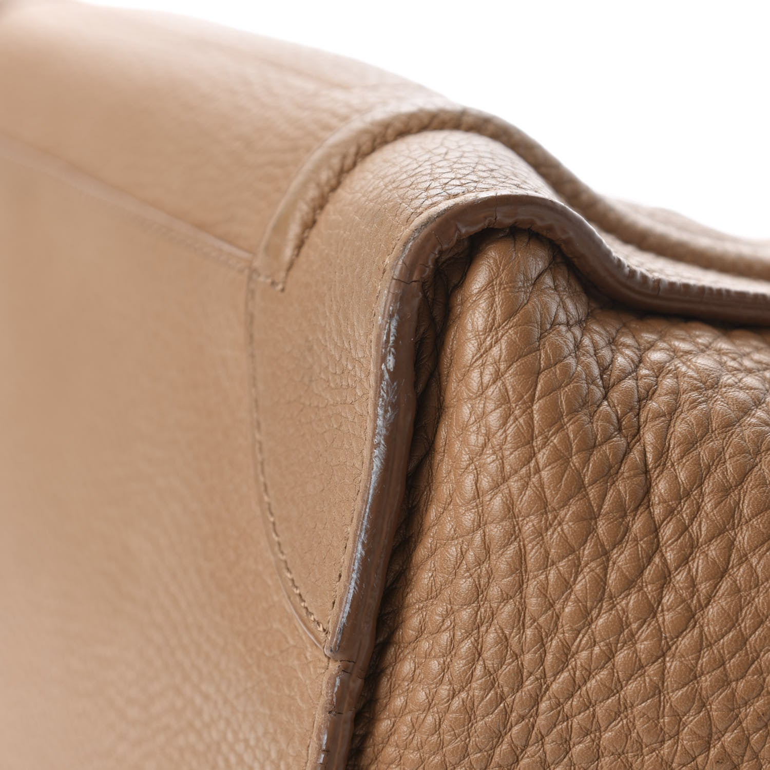 Celine Pebbled Calfskin Mini Luggage Camel 9 of 14