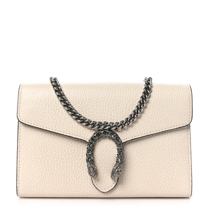 Gucci Dollar Calfskin Mini Dionysus Chain Wallet Mystic White 1 of 10