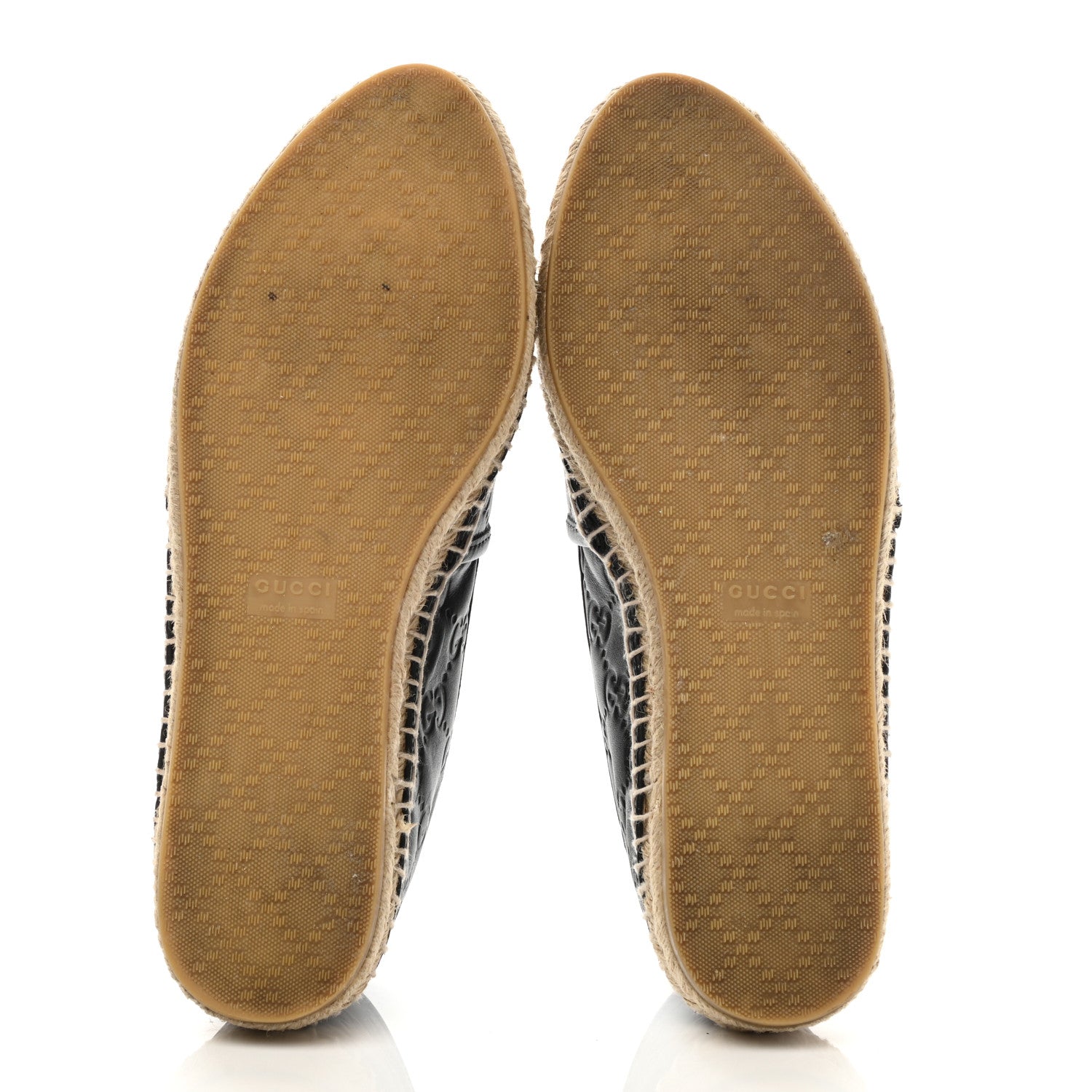 Gucci Guccissima Signature Espadrilles 37.5 Black 5 of 9