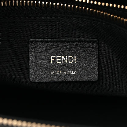 Fendi X JOSHUA VIDES Vitello Century Logo Medium By The Way Boston Bag White Black 6 of 12