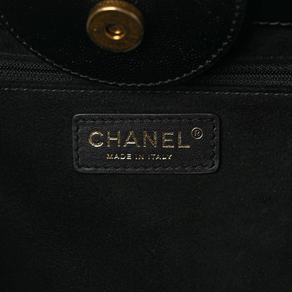 Chanel Caviar Medium Studded Deauville Tote Black 5 of 7