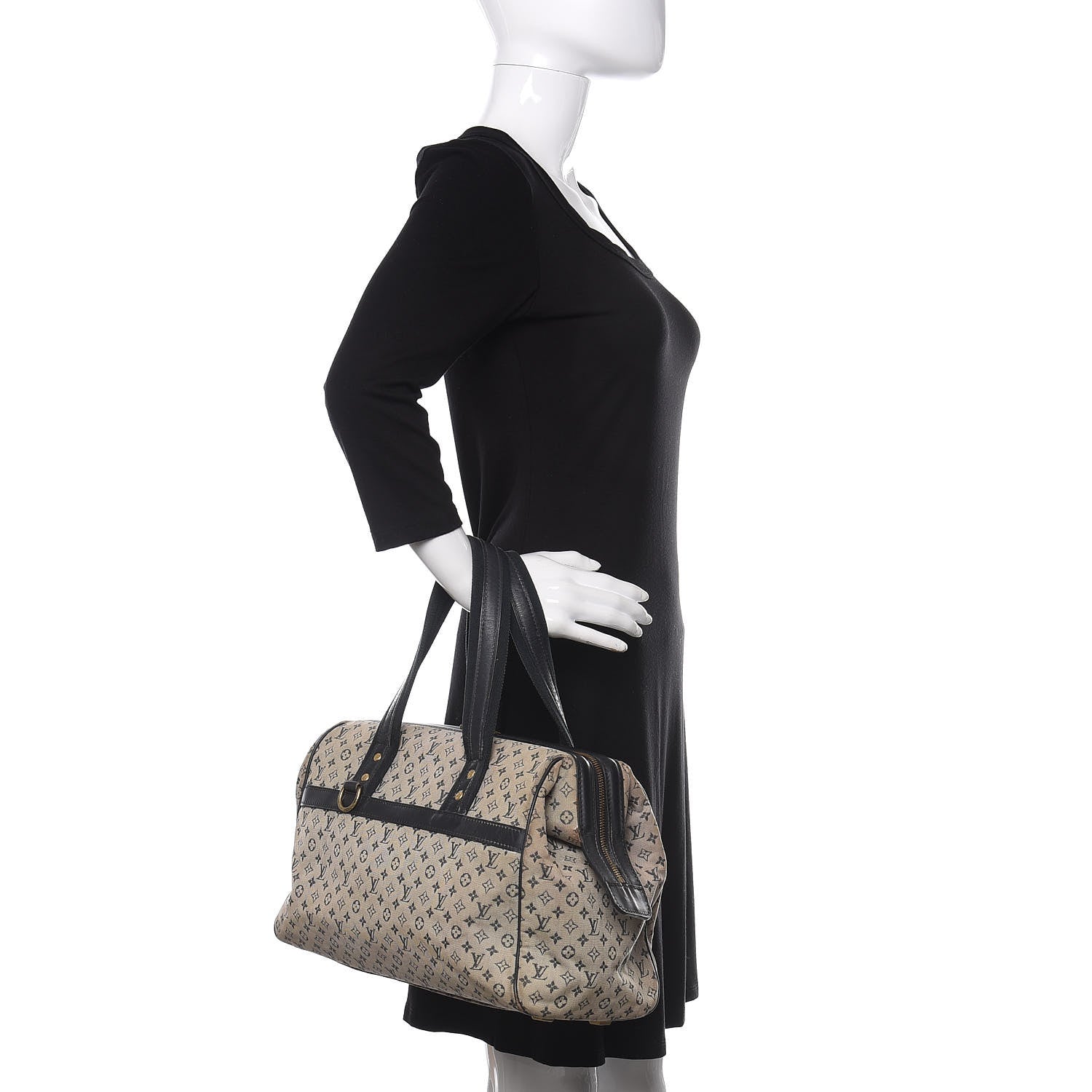 Louis Vuitton Mini Monogram Josephine GM Light Kaki 2 of 19