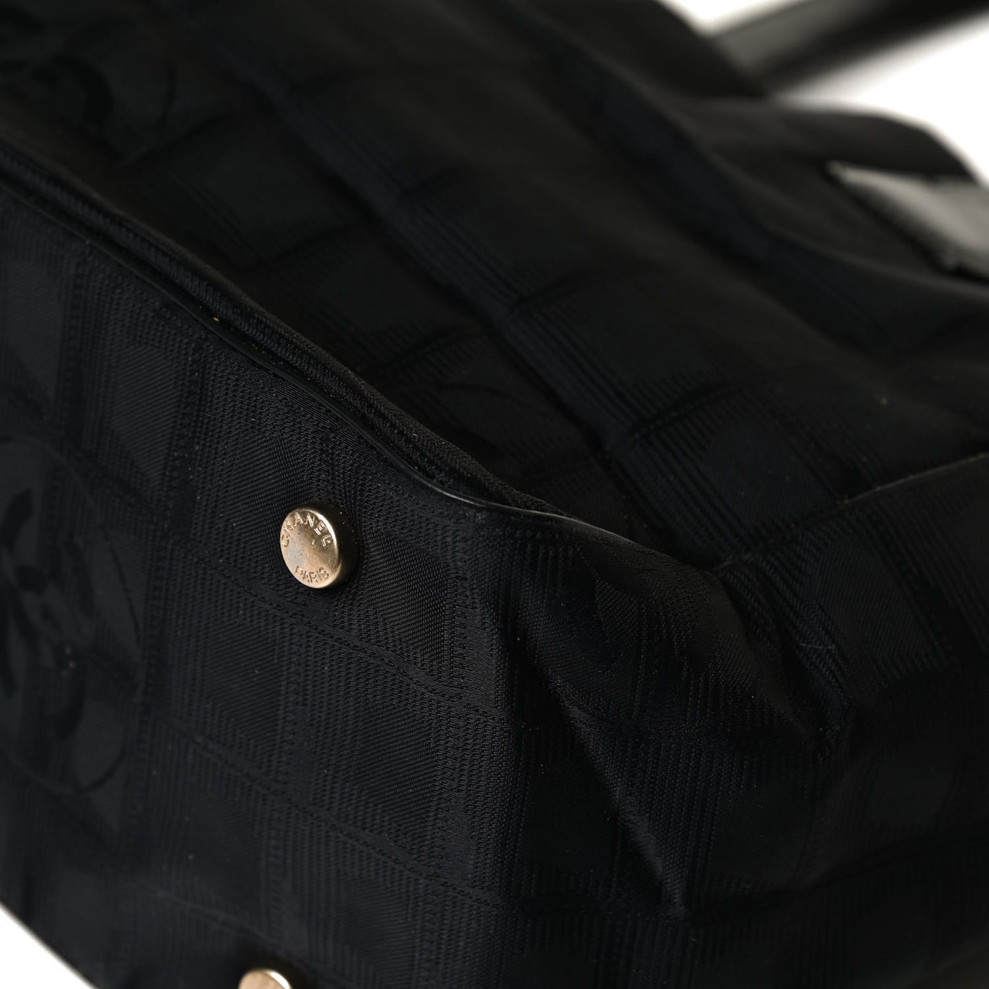 Nylon Small Travel Tote Black