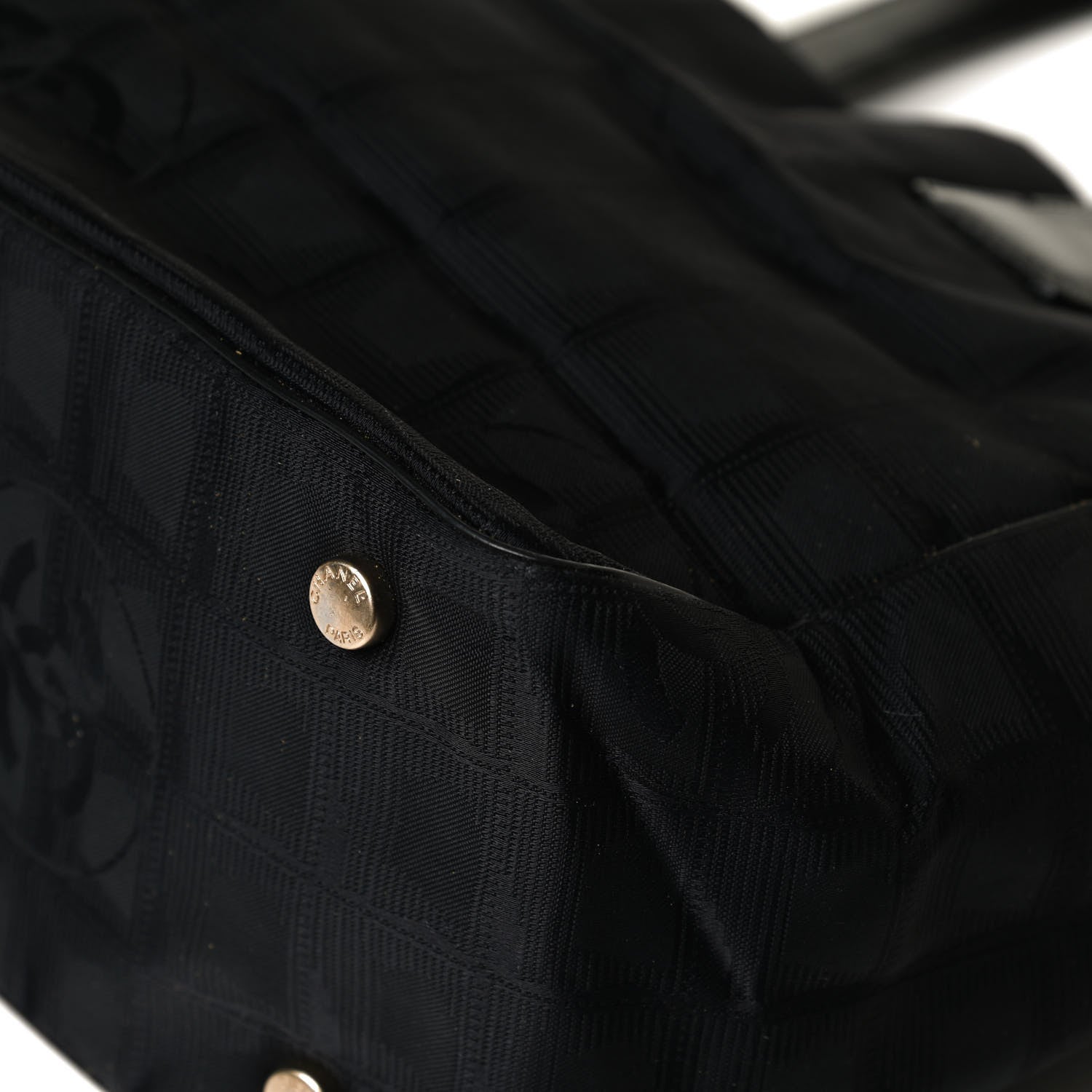 Chanel Nylon Small Travel Tote Black 10 of 13