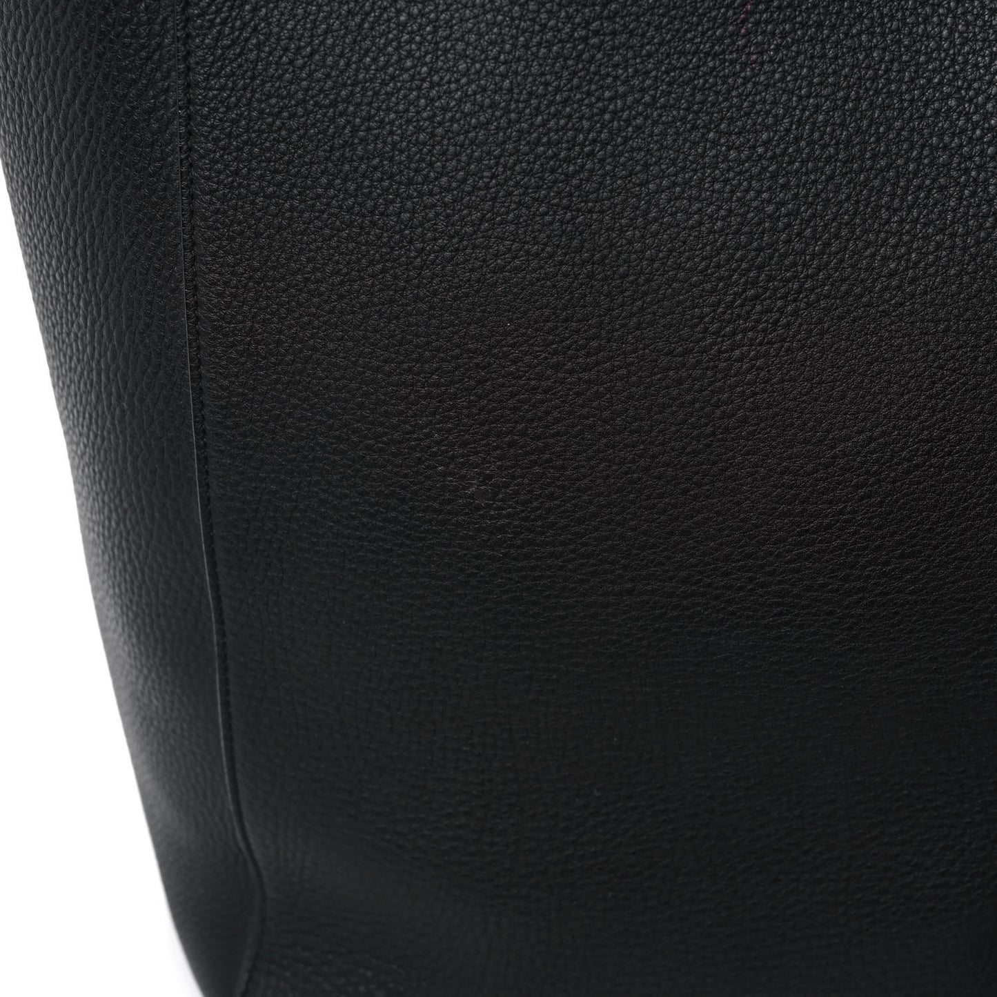 Grained Calfskin Medium Horizontal Cabas Phantom Black