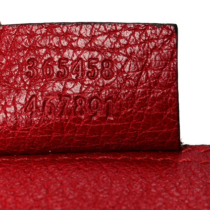 Gucci Soft Grained Calfskin Web Medium Jackie Hobo Red 7 of 16