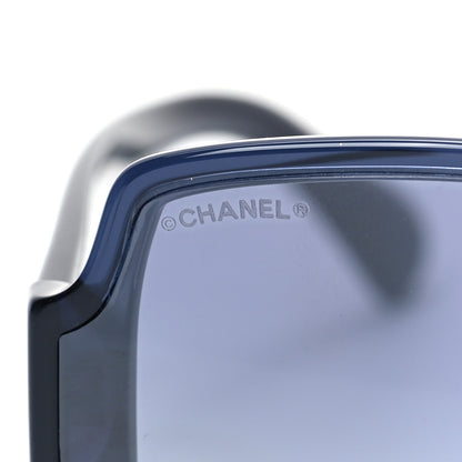 Chanel Acetate Square CC Sunglasses 5385 Blue 10 of 14