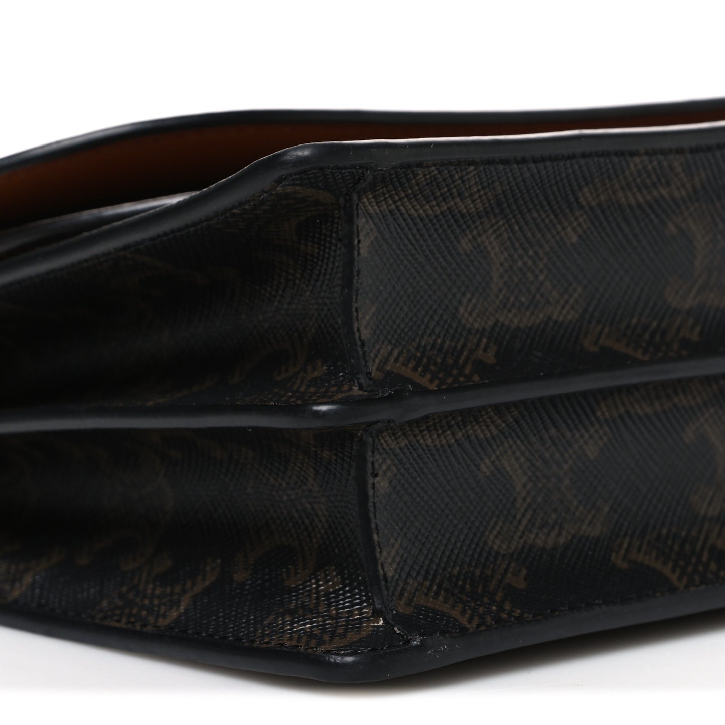 Triomphe Canvas Lambskin Wallet On Strap Tan