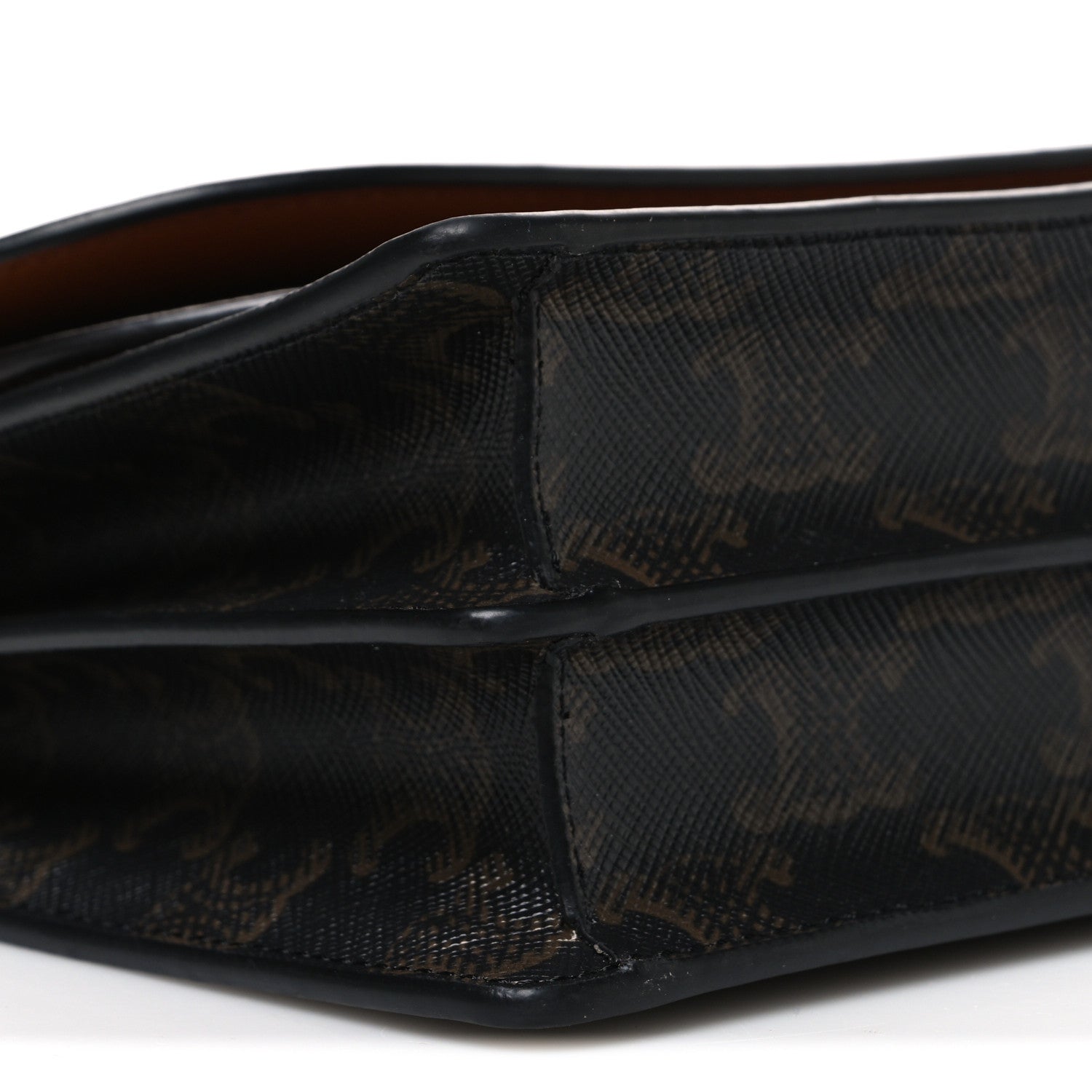 Celine Triomphe Canvas Lambskin Wallet On Strap Tan 9 of 10