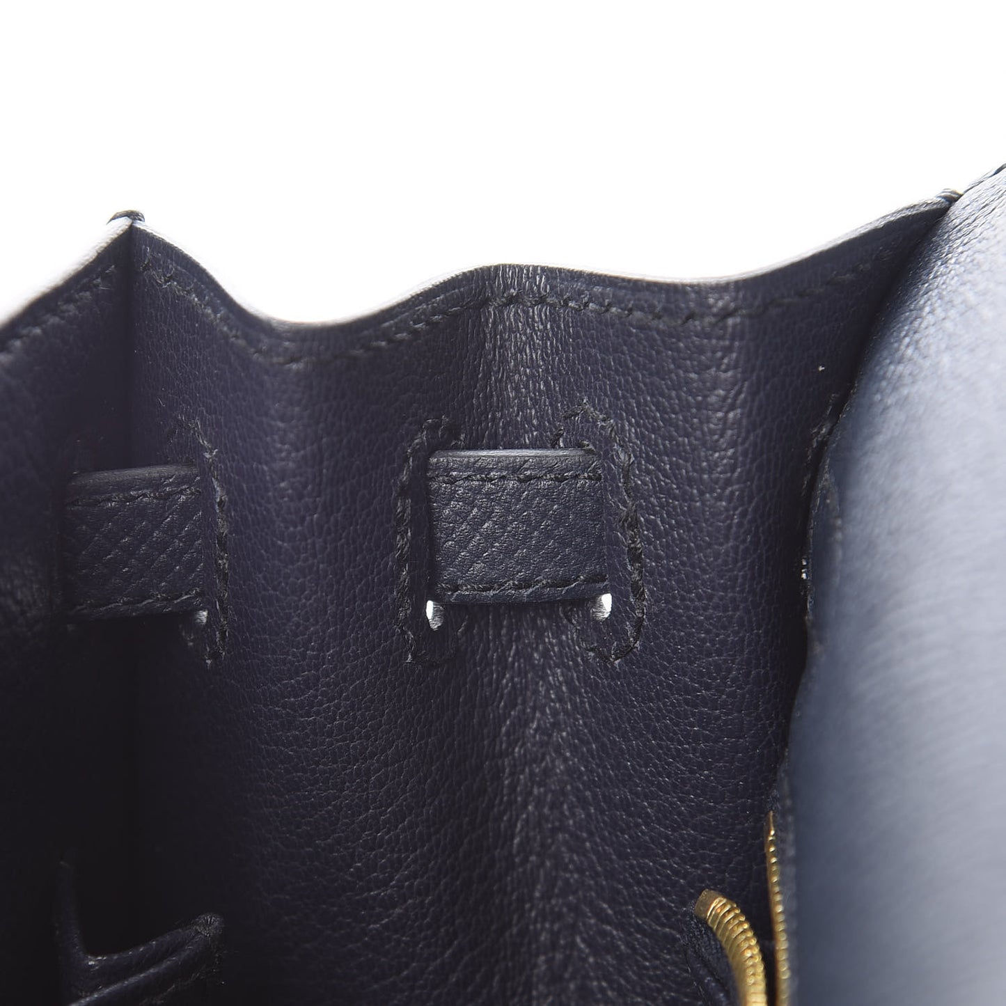 Epsom Kelly Sellier 25 Bleu Indigo