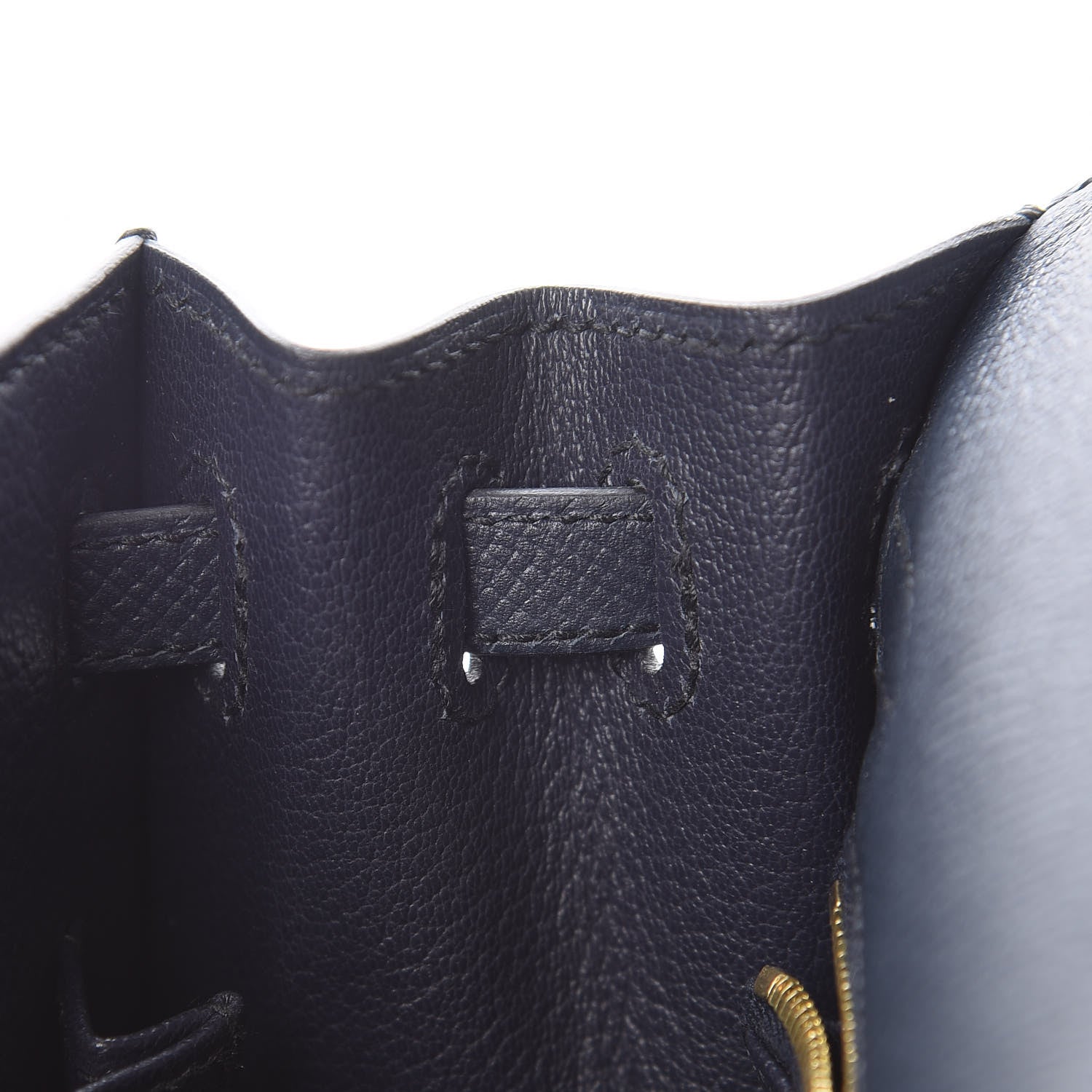 Hermes Epsom Kelly Sellier 25 Bleu Indigo 14 of 43