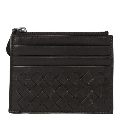 Bottega Veneta Nappa Intrecciato Zip Card Case 1 of 9