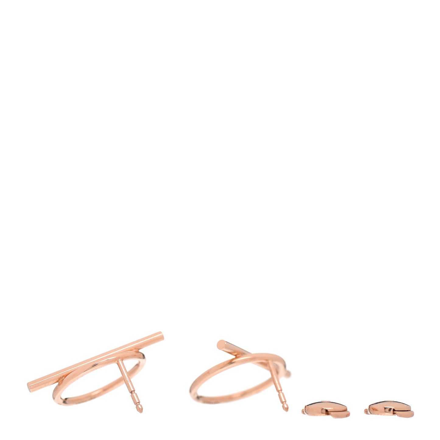 18K Rose Gold MM Echappee Earrings