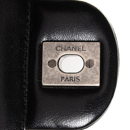 Chanel Lambskin Quilted Mini Around the World Flap Black 8 of 10