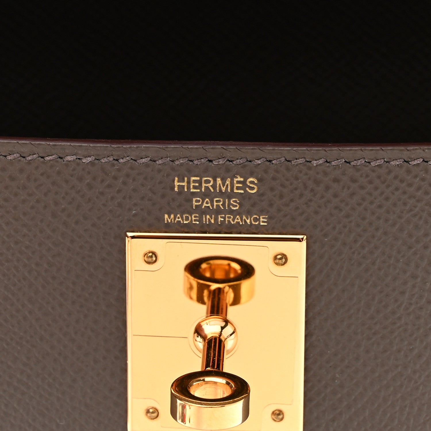 Hermes Epsom Kelly Sellier 28 Etain 6 of 12