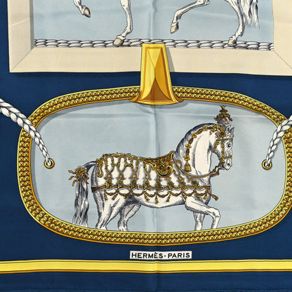 Hermes Silk Grand Apparat Scarf 90 2 of 4