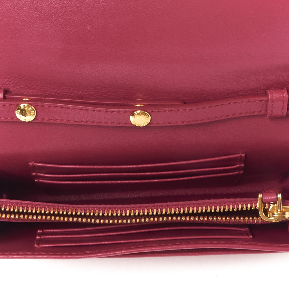 Prada Tessuto Quilted Mini Crossbody Wallet Ibisco 6 of 8