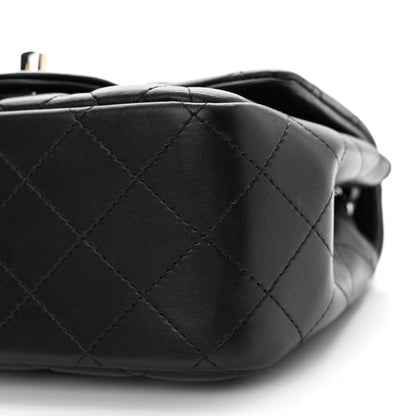 Chanel Lambskin Quilted Mini Square Flap Black 10 of 14