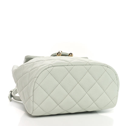 Chanel Caviar Quilted Mini Urban Spirit Backpack Light Blue 4 of 10