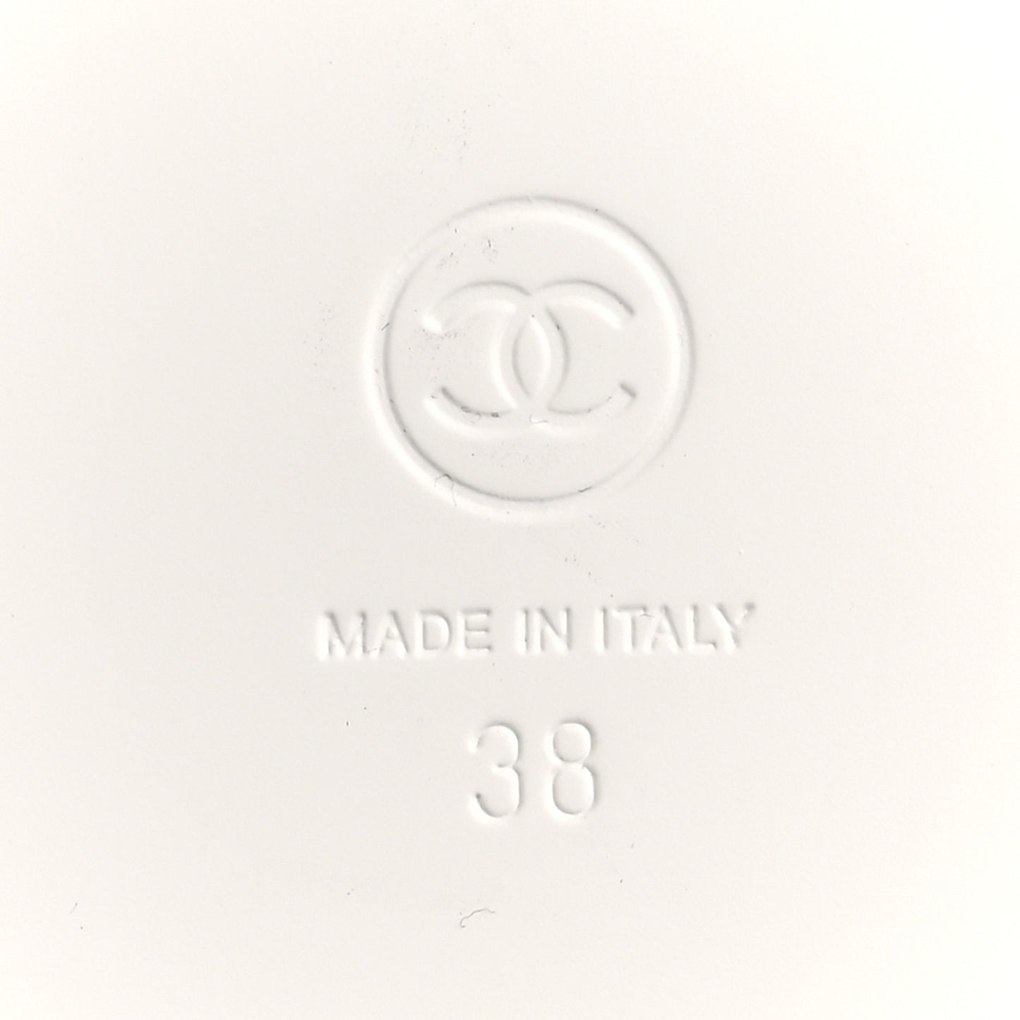 Calfskin Printed Velcro Dad Sandals 38 White Black