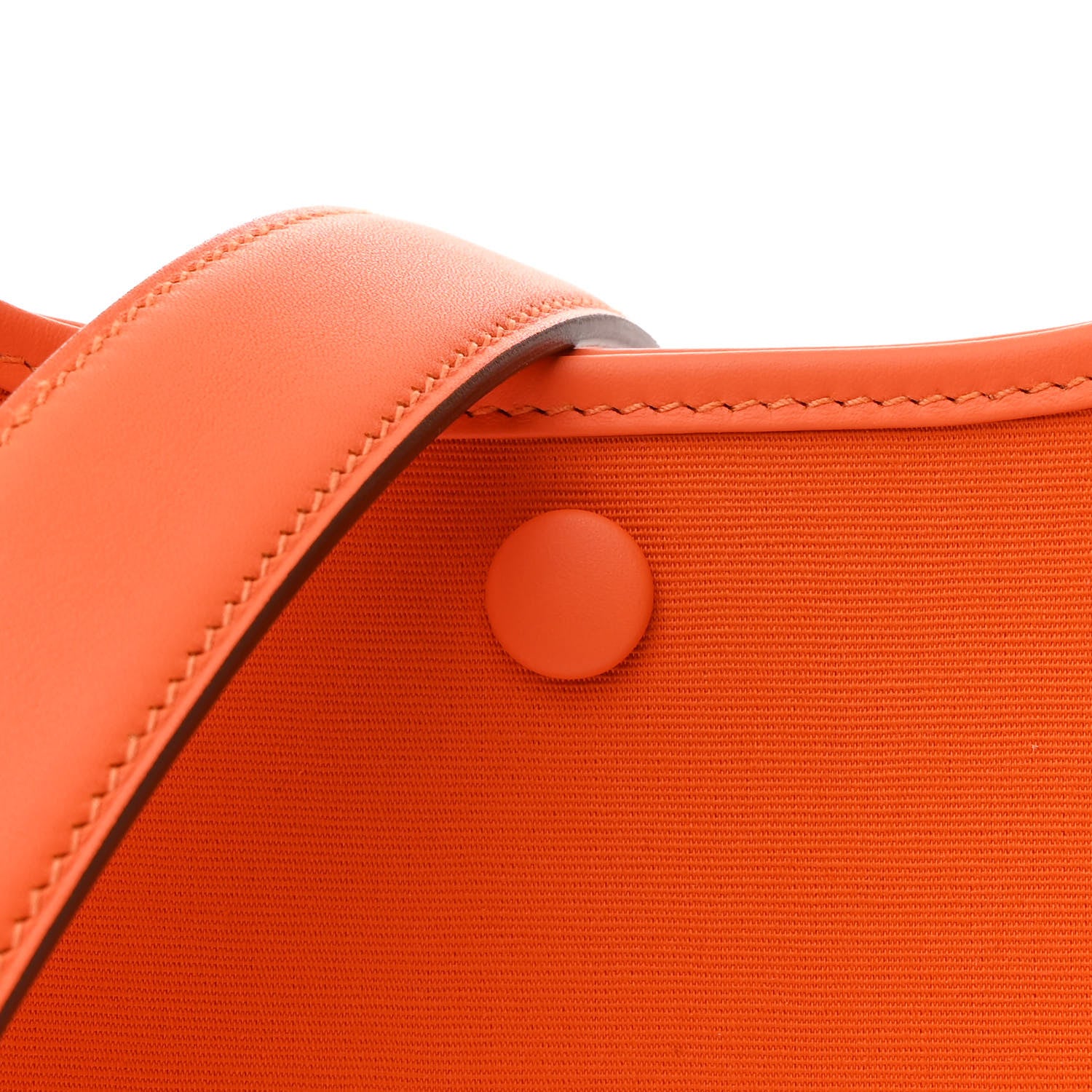 Hermes Toile Officier Swift Neo Evelyne TPM Feu Jaune D'Or Orange