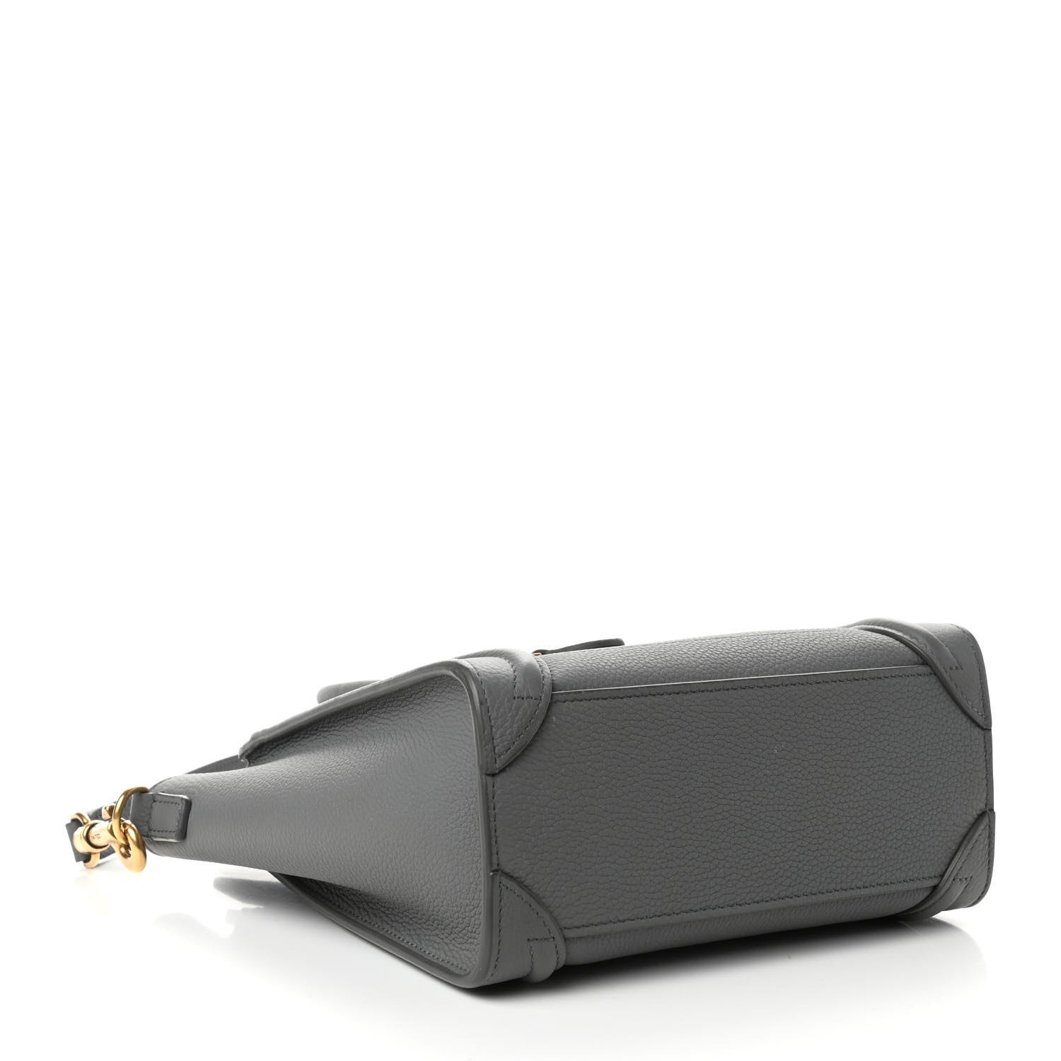 Celine Baby Drummed Calfskin Nano Luggage Kohl 3 of 4
