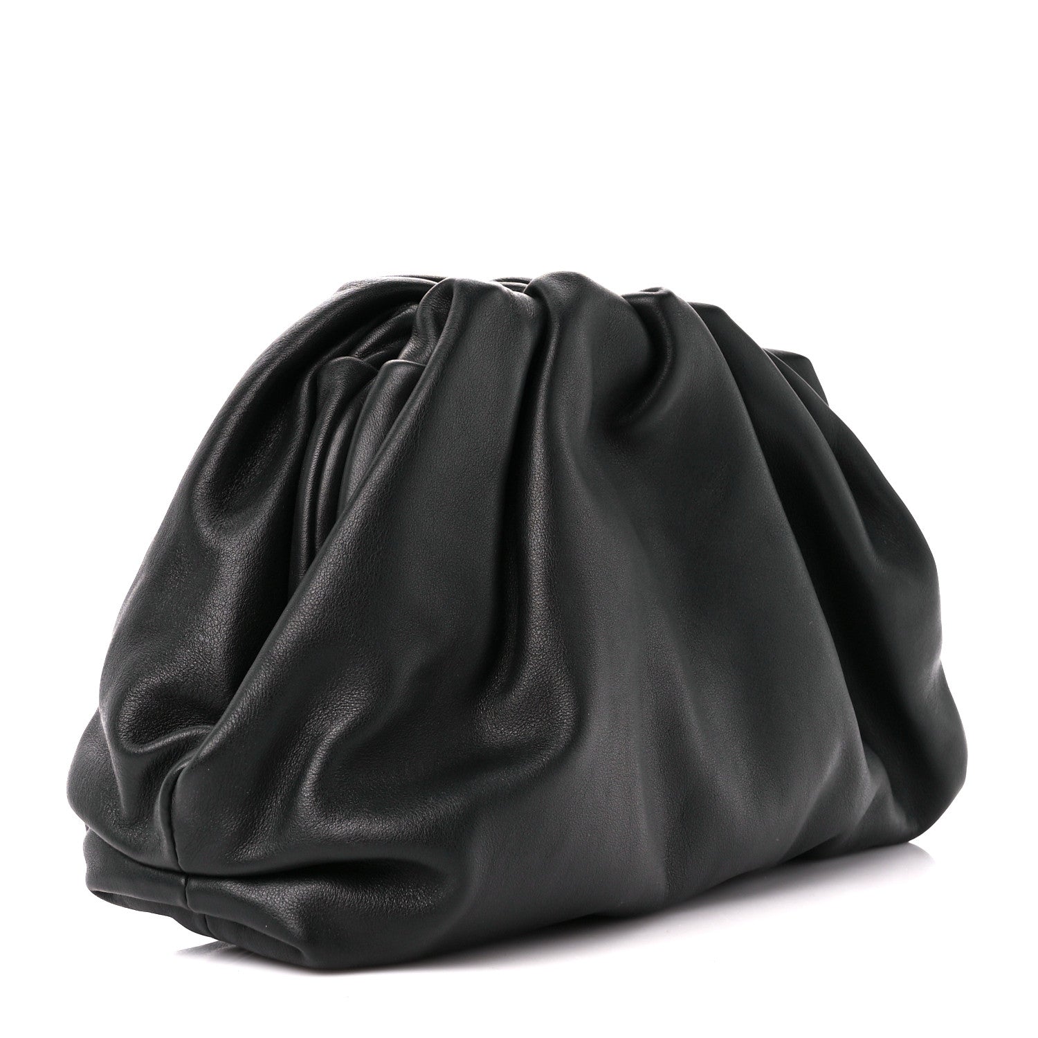 Bottega Veneta Smooth Butter Calf Teen Pouch Black 3 of 11