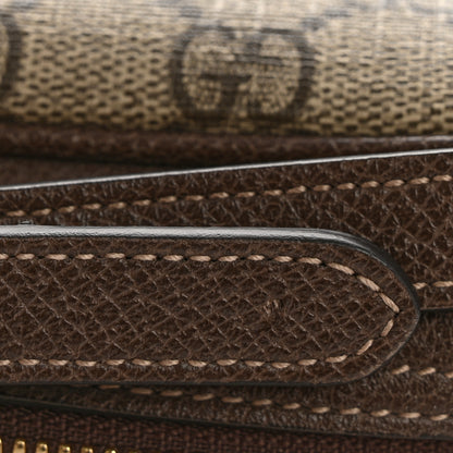 Gucci GG Supreme Monogram Web Small Ophidia Shoulder Bag Brown 14 of 15