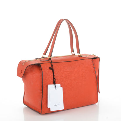 Celine Bullhide Calfskin Small Ring Handbag Burnt Orange 3 of 6