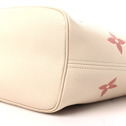 Louis Vuitton Empreinte Monogram Giant Neverfull MM Creme Rose Trianon 8 of 8