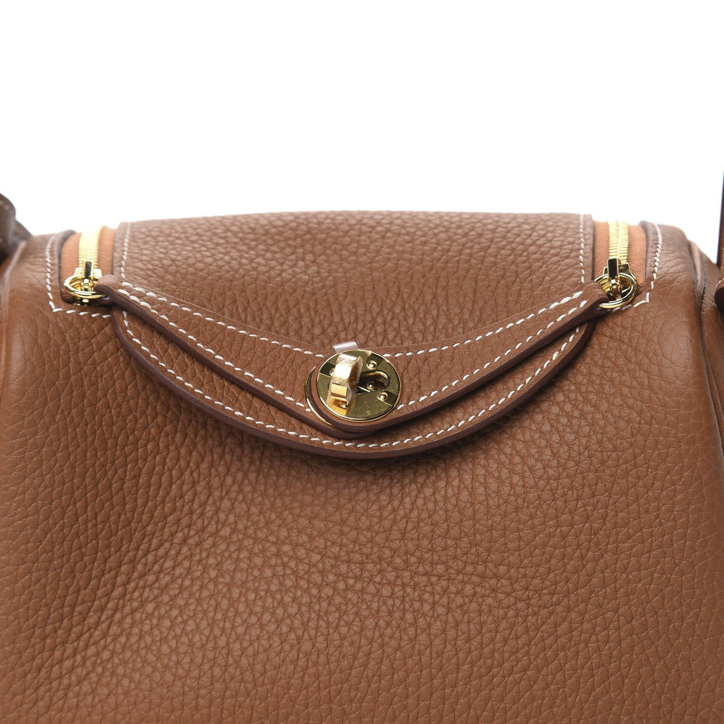 Taurillon Clemence Mini Lindy 20 Gold