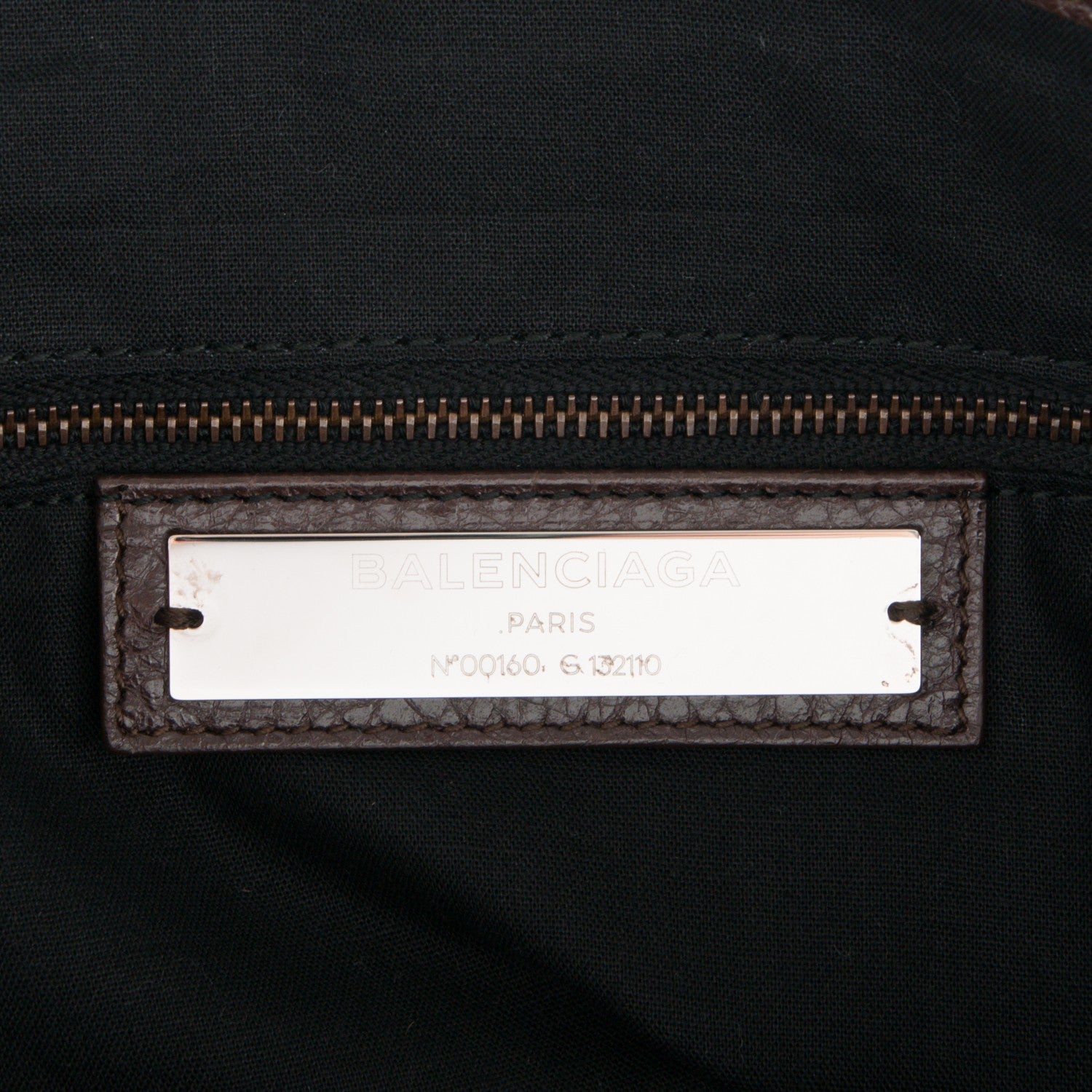Balenciaga Agneau Classic Hardware Work Charbon 6 of 7