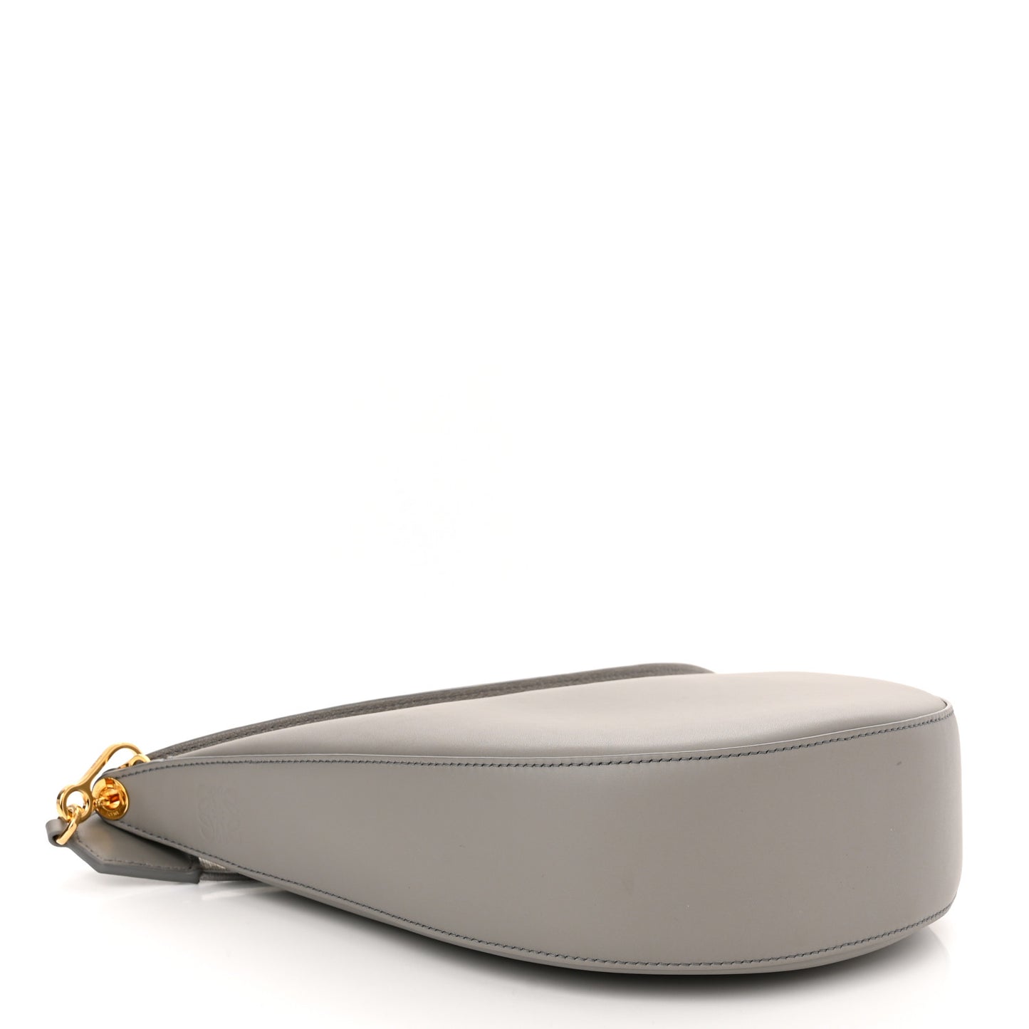 Satin Calfskin Jacquard Luna Bag Pearl Grey